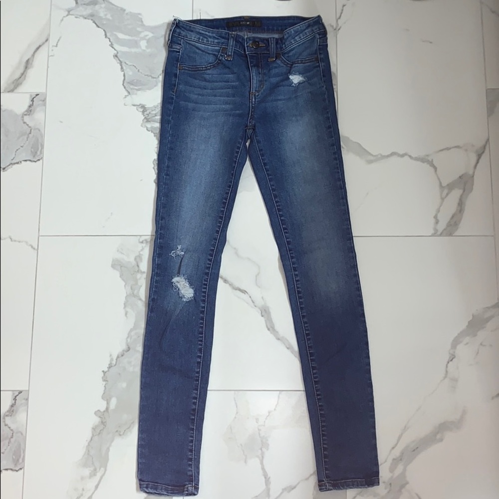 Kids Dark Wash Ripped Jeans